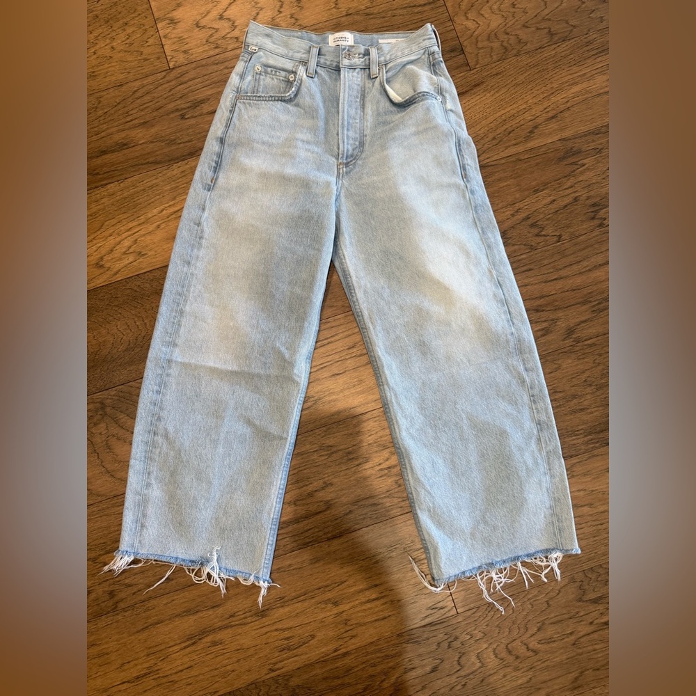 Citizens of Humanity Ayla Baggy Crop Jeans 23/24 - Picture 3 of 11